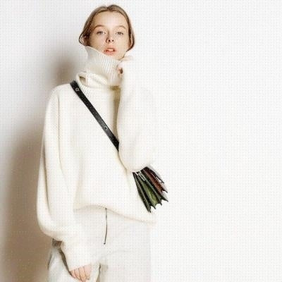 Pull Col Roulé Femme en Cachemire ORIS WEAR