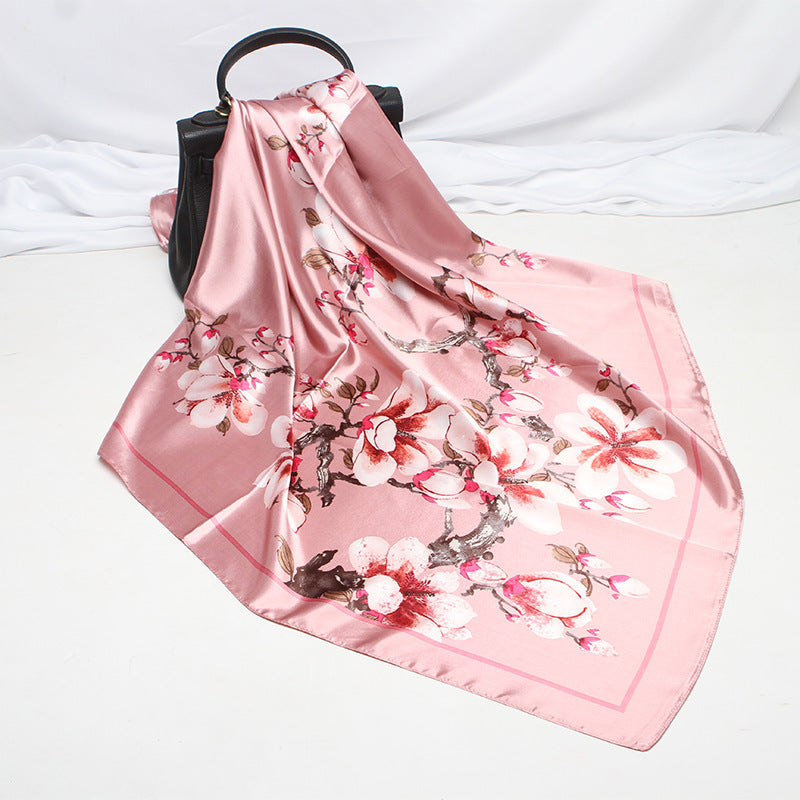 Foulard "Élégance Florale" en Soie ORIS WEAR