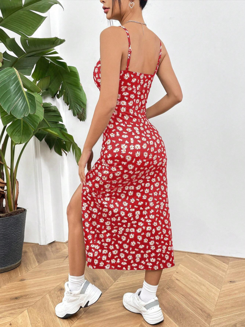 Robe Imprimée à Longue Droite ORIS WEAR