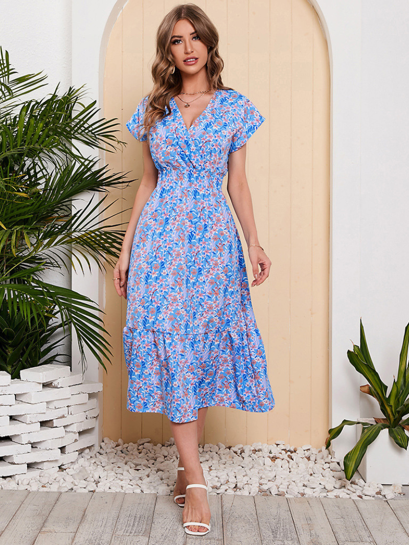 Robe Sophie Longue Évasée en Chiffon ORIS WEAR