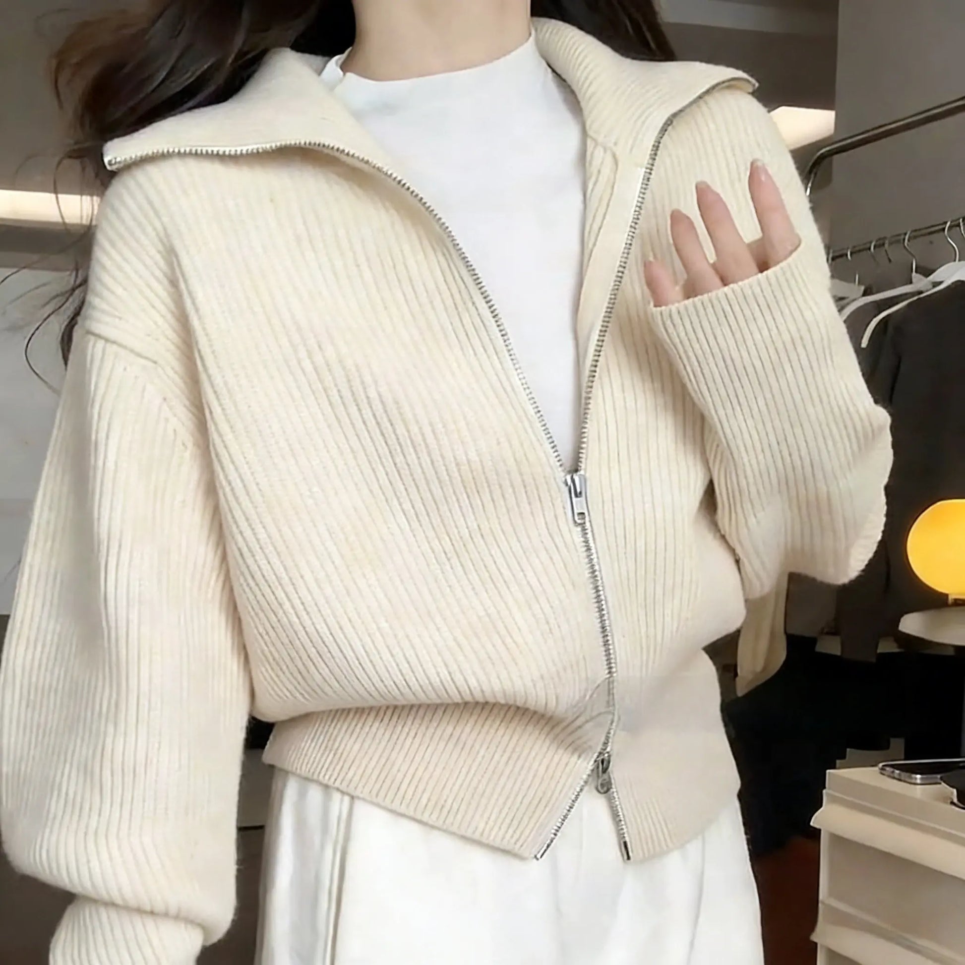 Veste femme élégante beige — ORIS WEAR