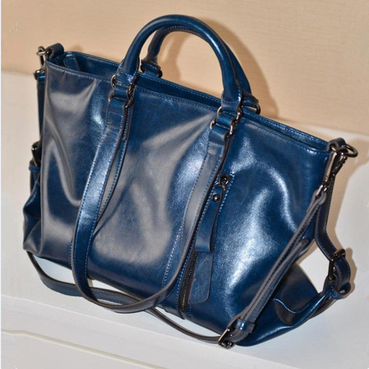 Sac  Cuir Ciré Bandoulière Élégant ORIS WEAR