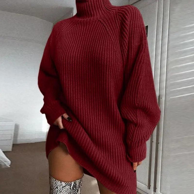 Robe Pull Col Roulé Confortable ORIS WEAR