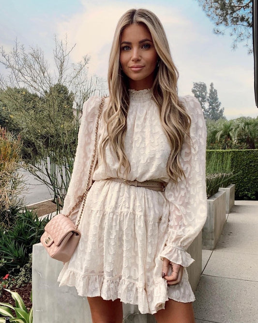 Robe longue femme de soirée apricot — ORIS WEAR