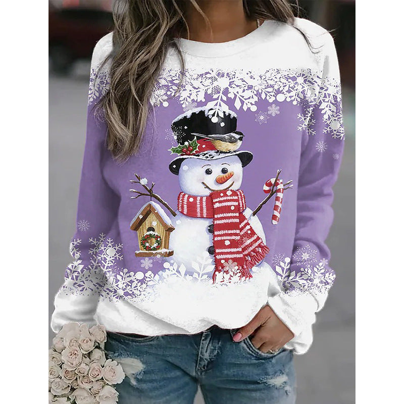 Pull Amélie Neige Imprimé - Élégance Hivernale ORIS WEAR