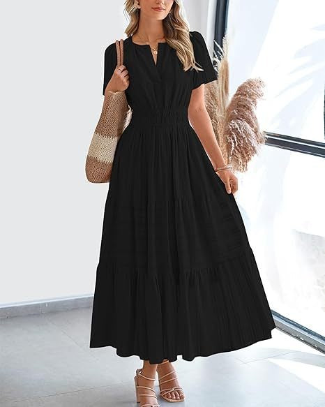 Robe Volantée à Manches Bouffantes ORIS WEAR