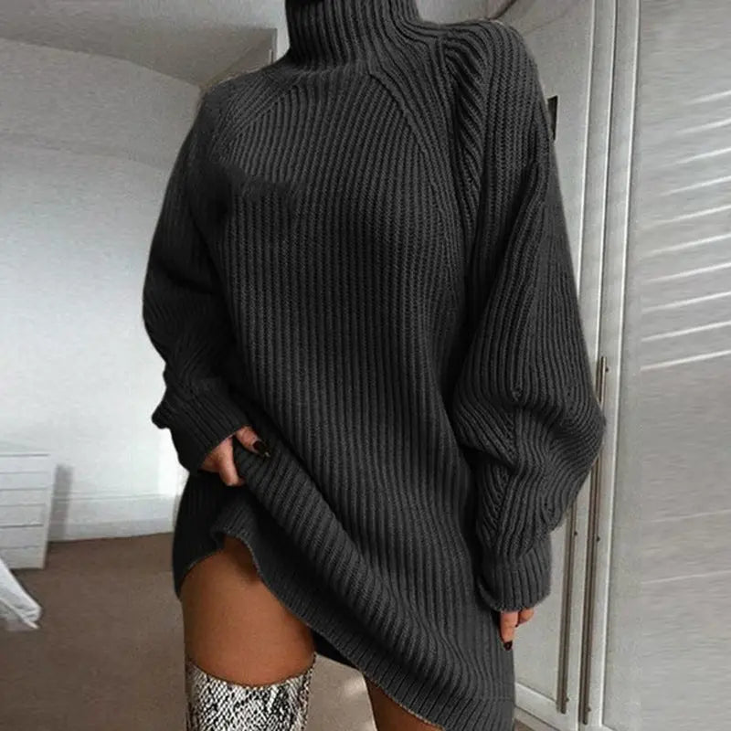 Robe Pull Col Roulé Confortable ORIS WEAR
