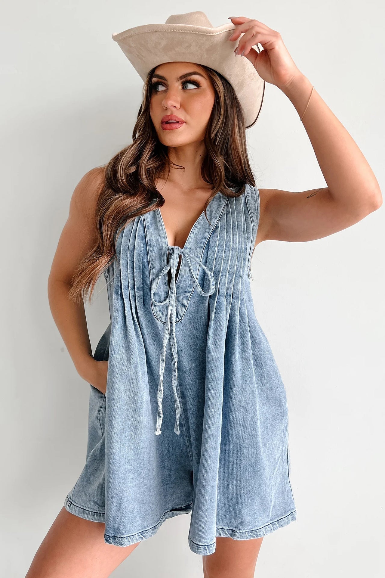 Combishort en Jean "Summer Chill" - Style Décontracté Chic ORIS WEAR