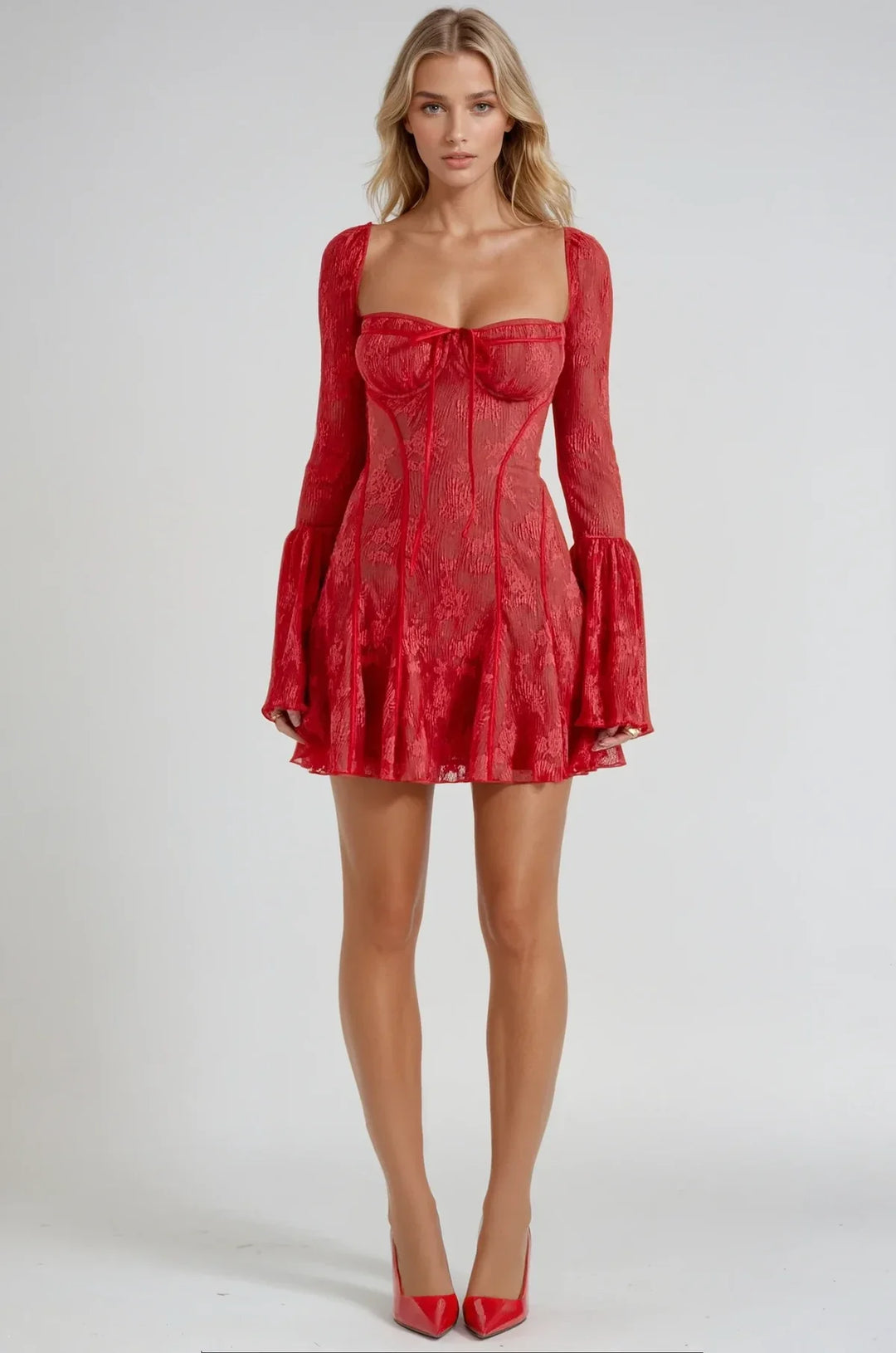 Serenity | Robe Vintage en Dentelle Corset Cintré ORIS WEAR