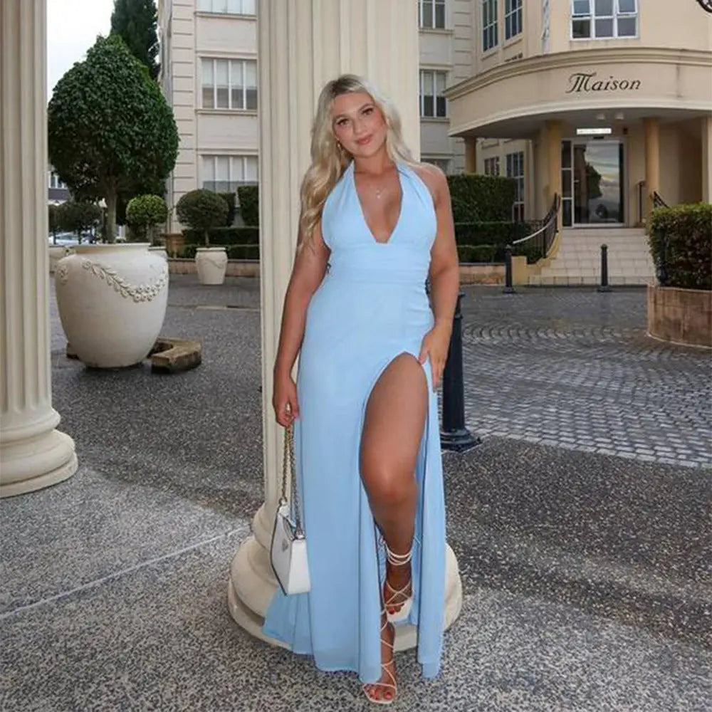 Robe d’Été  à Fente - Élégance ORIS WEAR