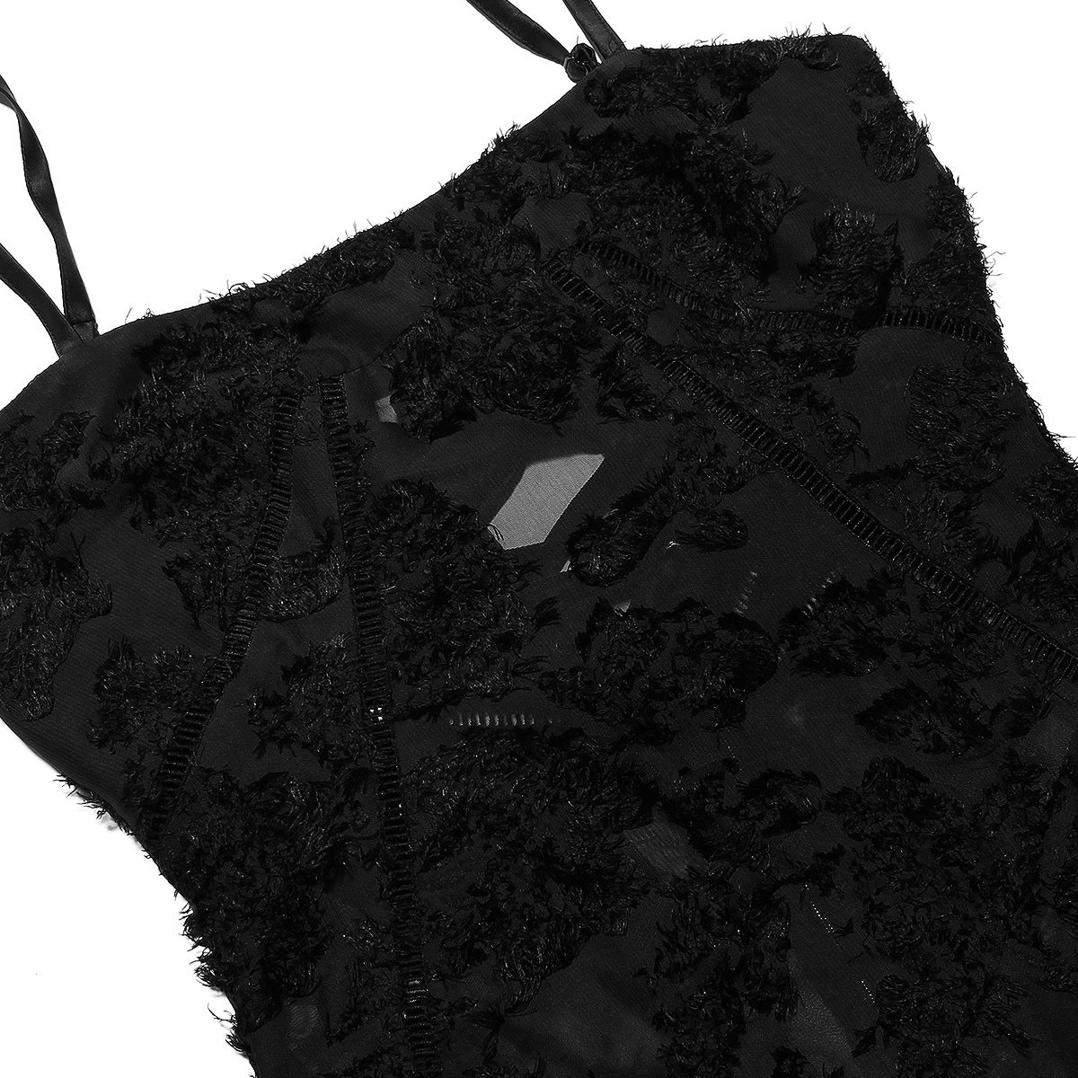 Léa | Robe longue en lin glacé à bretelles Col bustier ORIS WEAR