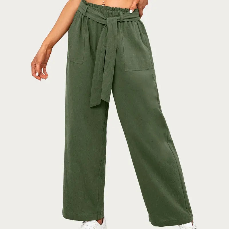 Mila – Pantalon ample taille haute au style urbain ORIS WEAR
