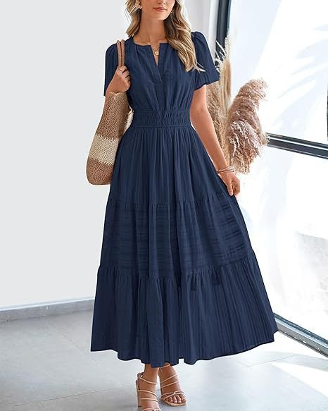 Robe Volantée à Manches Bouffantes ORIS WEAR