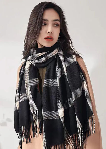 Écharpe plaid chaude hiver femme ORIS WEAR