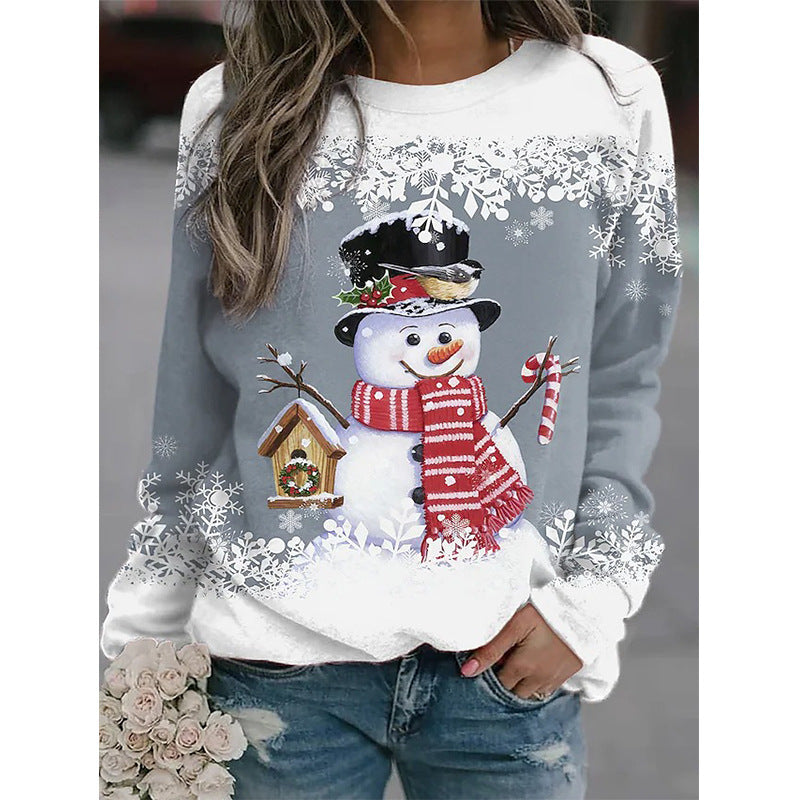Pull Amélie Neige Imprimé - Élégance Hivernale ORIS WEAR