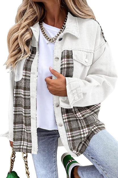 Veste Denim Carreaux Acme