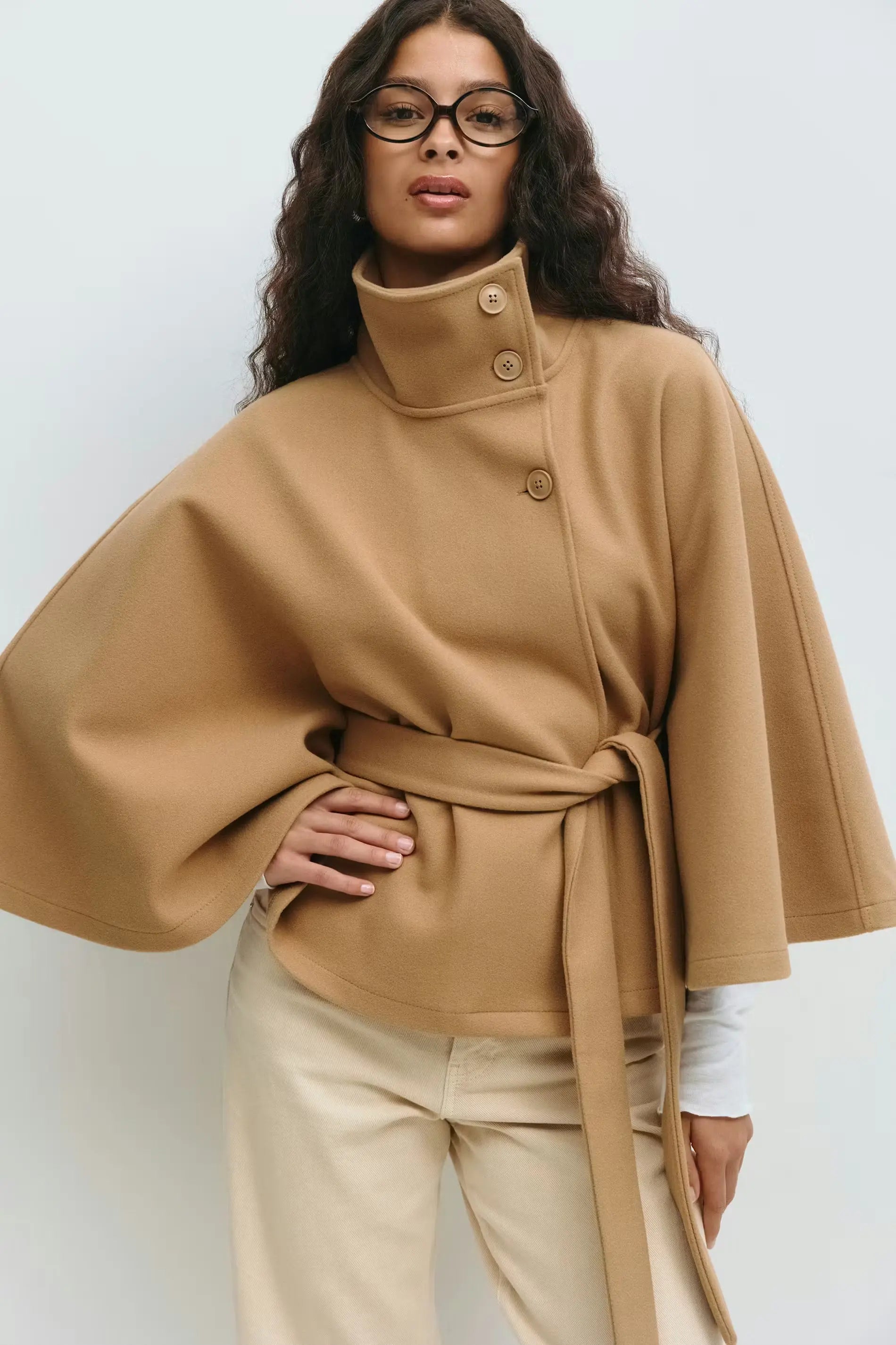 Manteau cape ceinturé ORIS WEAR
