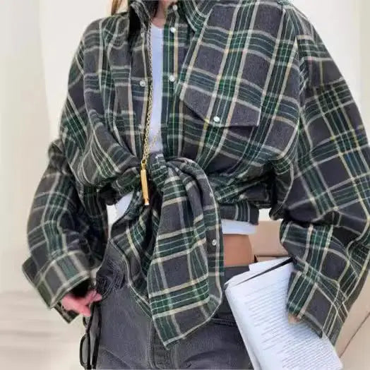 Chemise à carreaux oversize – Style casual et tendance ORIS WEAR