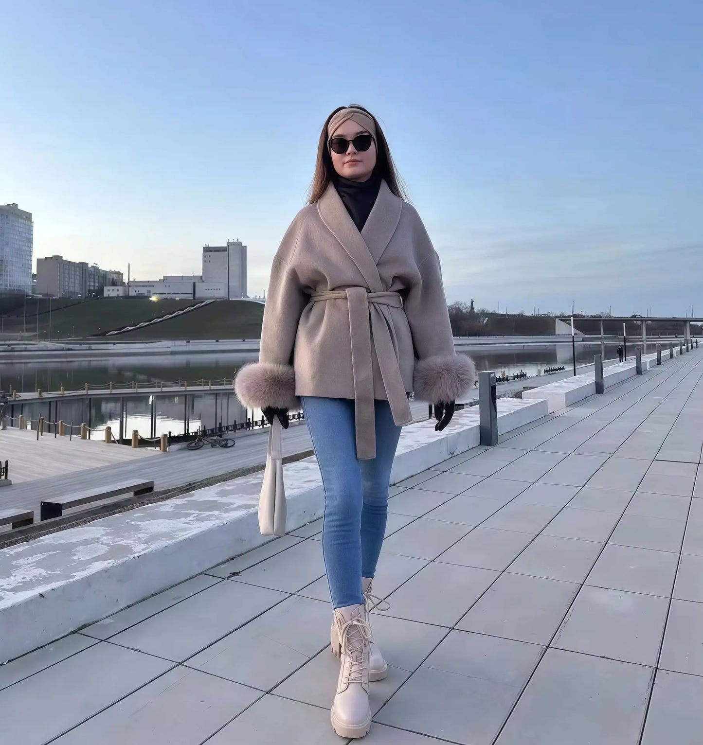 Veste glamour fourrure ORIS WEAR