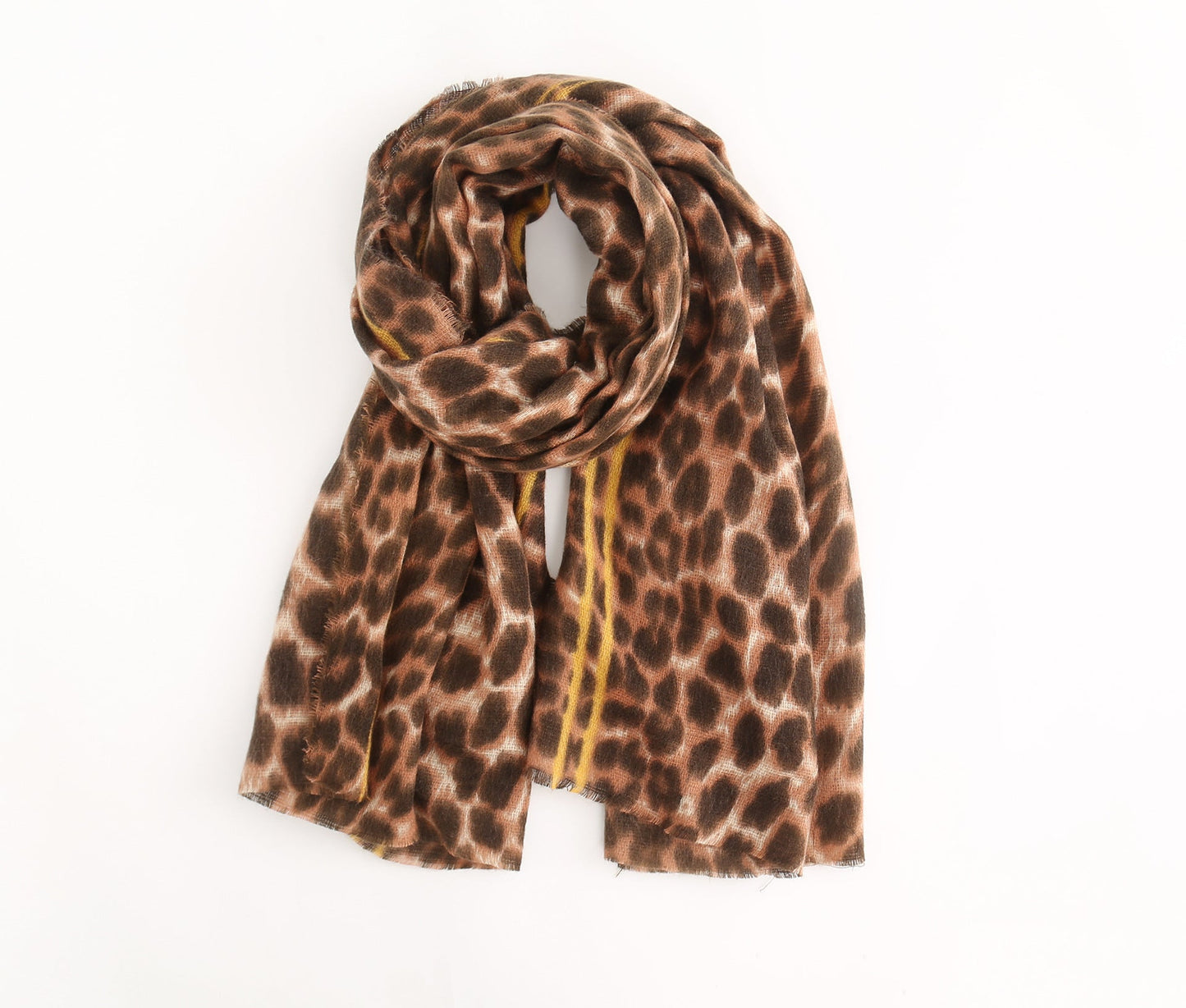 Écharpe léopard femme en cachemire ORIS WEAR