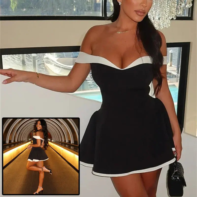 Robe Monceau Silhouette Graphique Chic ORIS WEAR