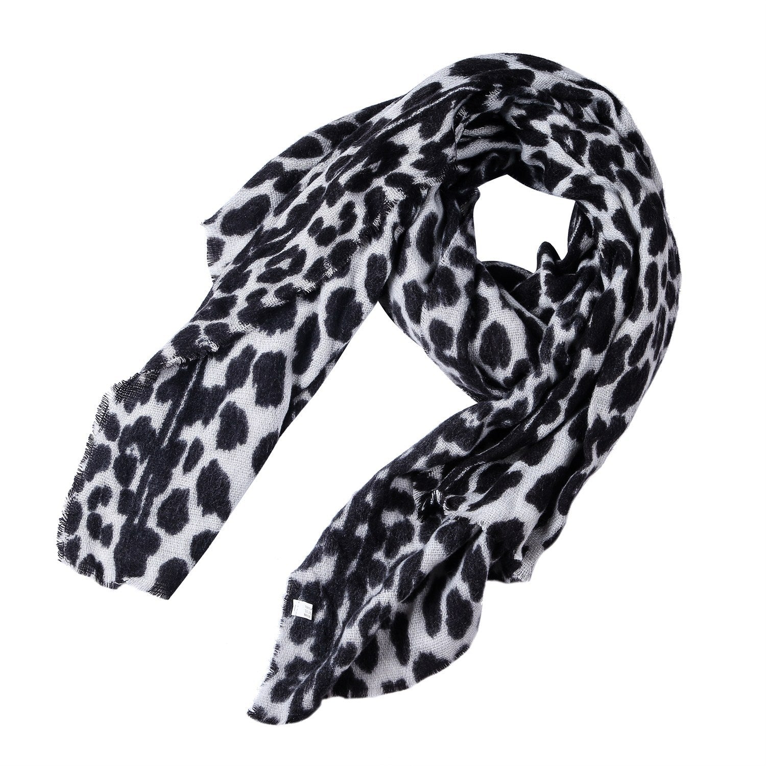 Écharpe léopard femme en cachemire ORIS WEAR