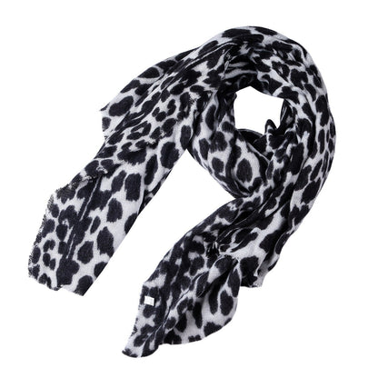 Écharpe léopard femme en cachemire ORIS WEAR