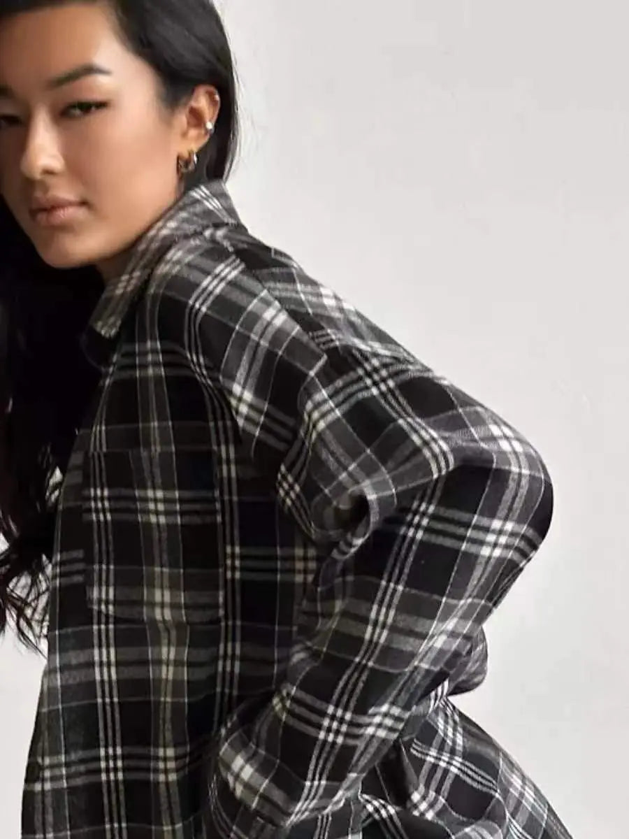 Chemise à carreaux oversize – Style casual et tendance ORIS WEAR