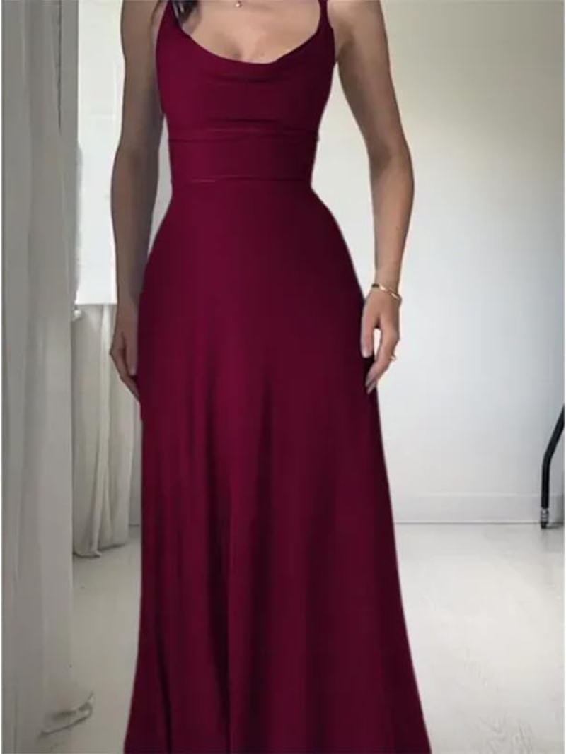 Robe Élégante Ajustée Col V Femme ORIS WEAR