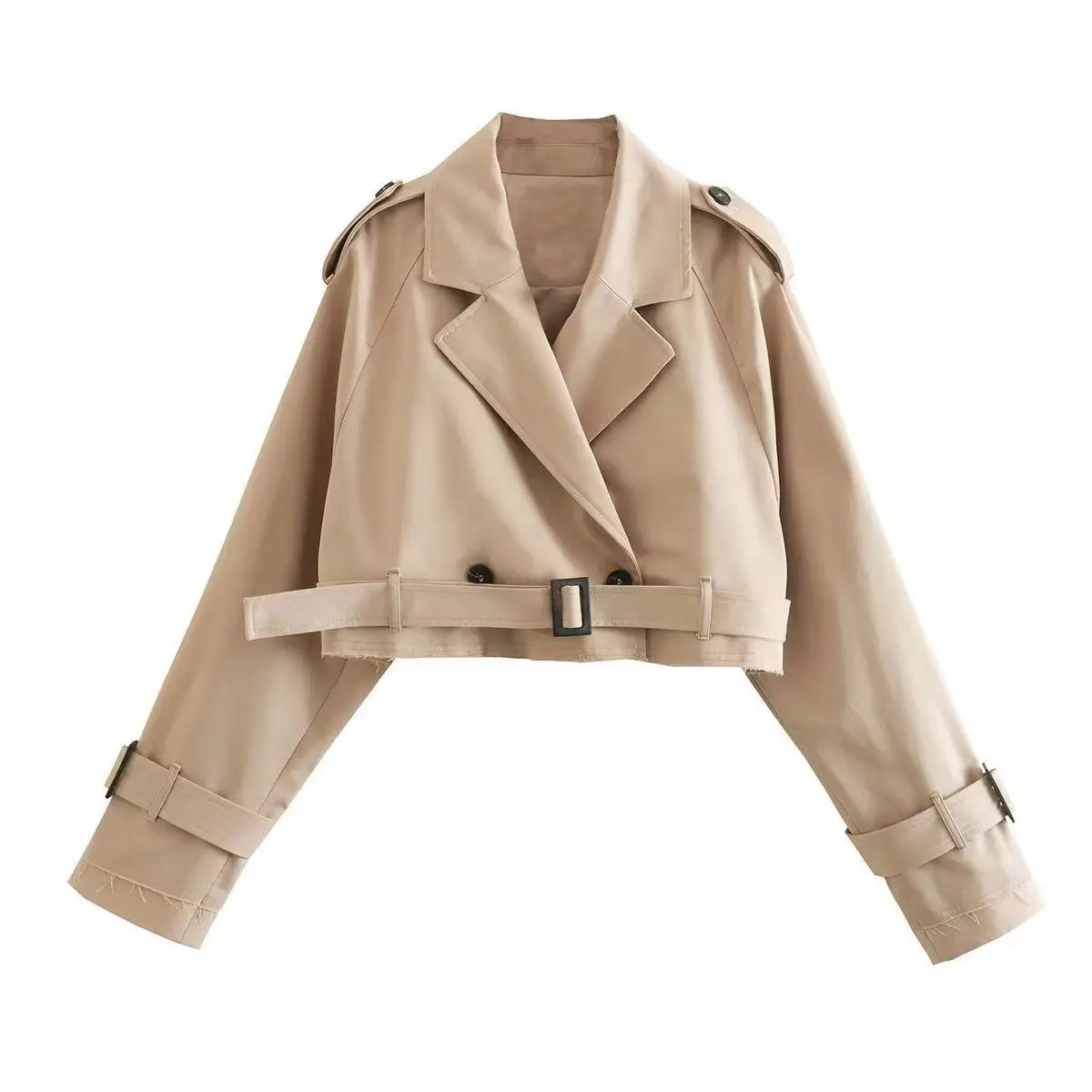 Veste trench courte – Ceinture élégante et coupe moderne ORIS WEAR