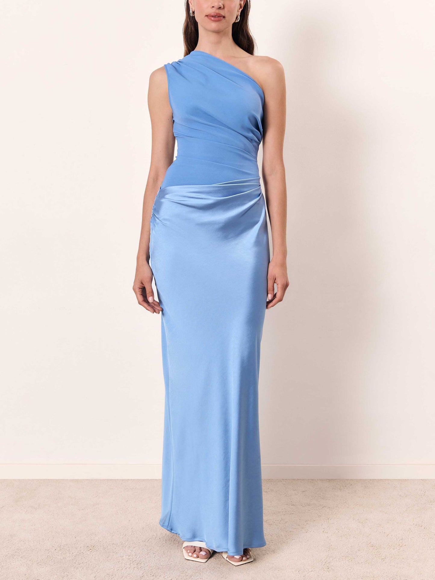 Anita™ | Robe Maxi de Soirée Élégante à Épaule Unique Plissée FRESH NORTH CO