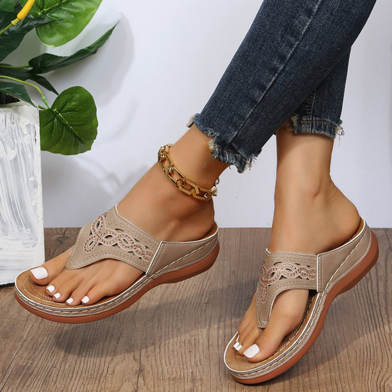 Sandales compensées à bout clip ORIS WEAR