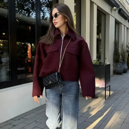 Veste femme élégante marron — ORIS WEAR