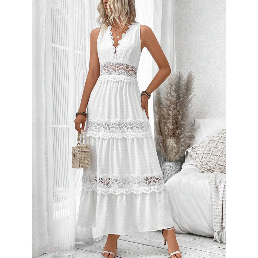Robe Dentelle Élégante – Féminité Délicate au Décolleté Plongeant ORIS WEAR