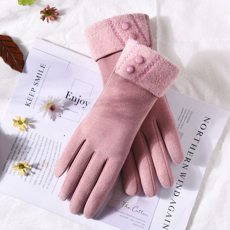 gants chauds à boutons composites Dralon à écran tactile ORIS WEAR