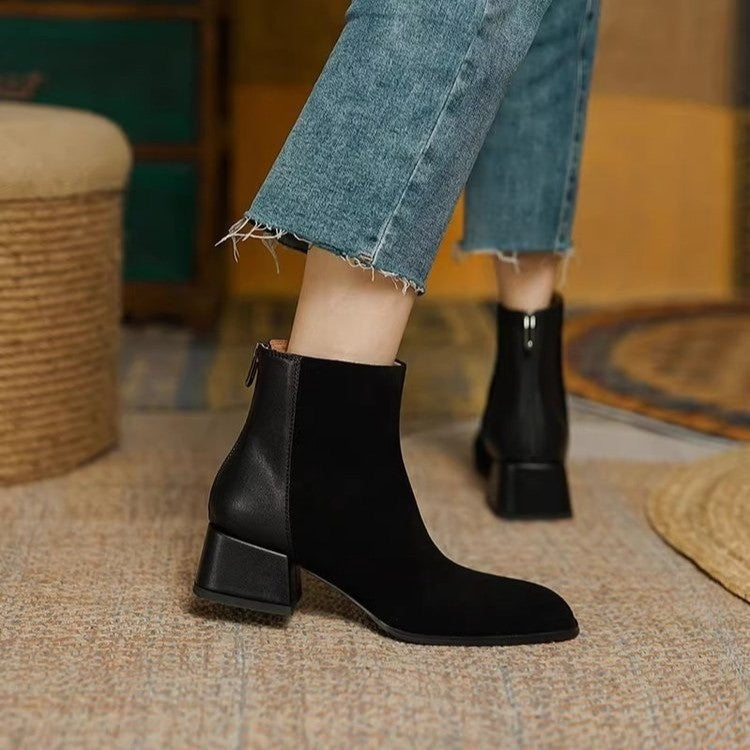 Bottines Martin Daim Femme ORIS WEAR