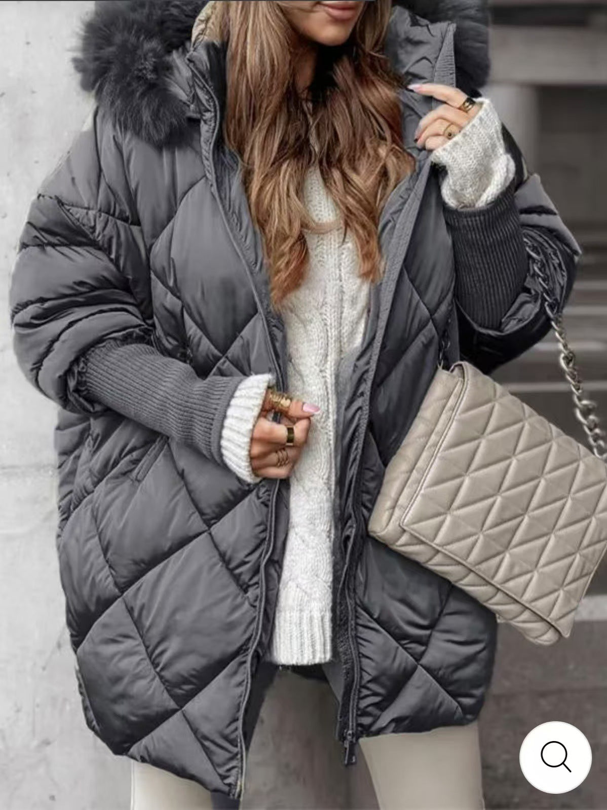 Manteau Cardigan Hiver Capuche ORIS WEAR