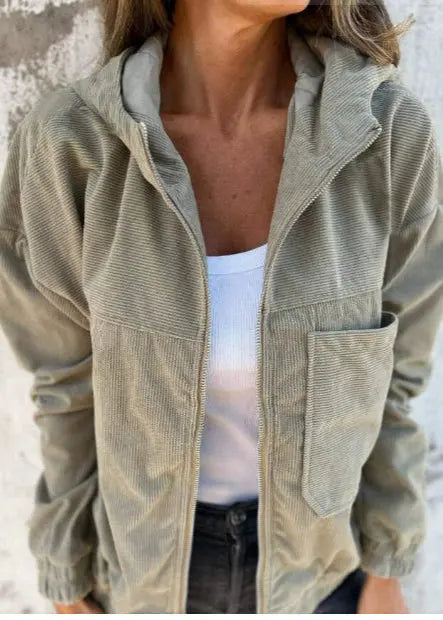 Veste Velours Zippée à Capuche ORIS WEAR