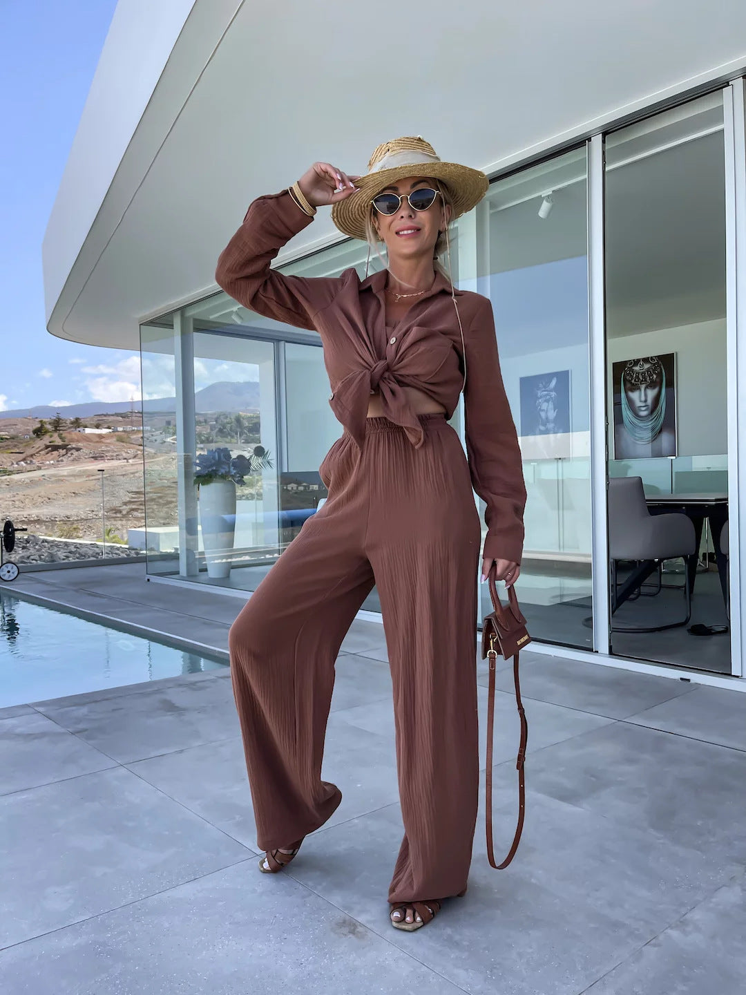 nova décontractée  avec Pantalon Droit ORIS WEAR