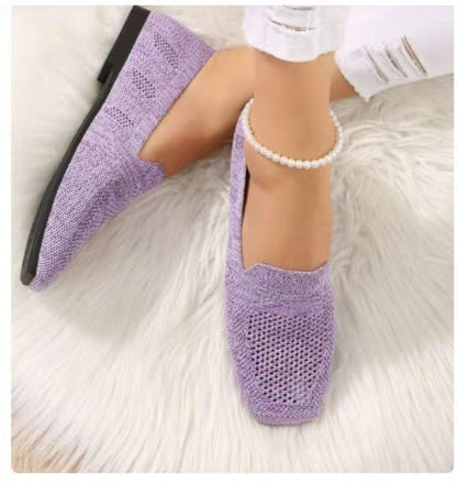 Summer Round Toe Women's Low Top Sports Flat Shoes ORIS WEAR