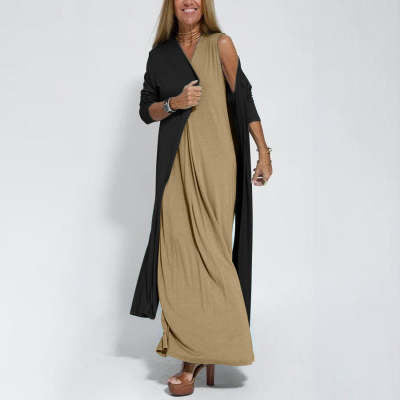 Tenue Décontractée V-Neck & Long Cardigan ORIS WEAR
