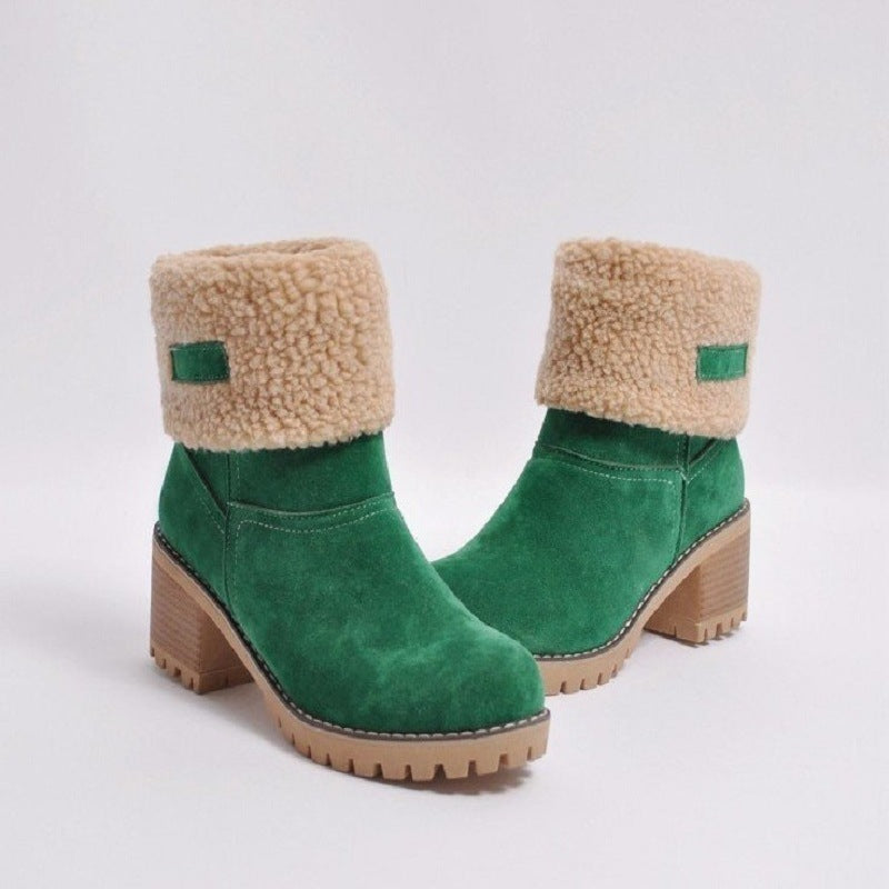 Léa™ – Bottes de neige chaudes et élégantes en cuir ORIS WEAR