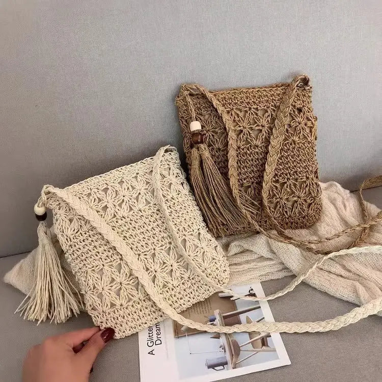 Sac Tressé Ajouré Poignée Courte Bandoulière ORIS WEAR