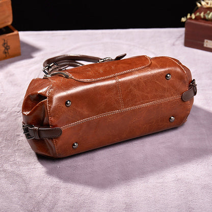 Elegant Leather Handbag ORIS WEAR