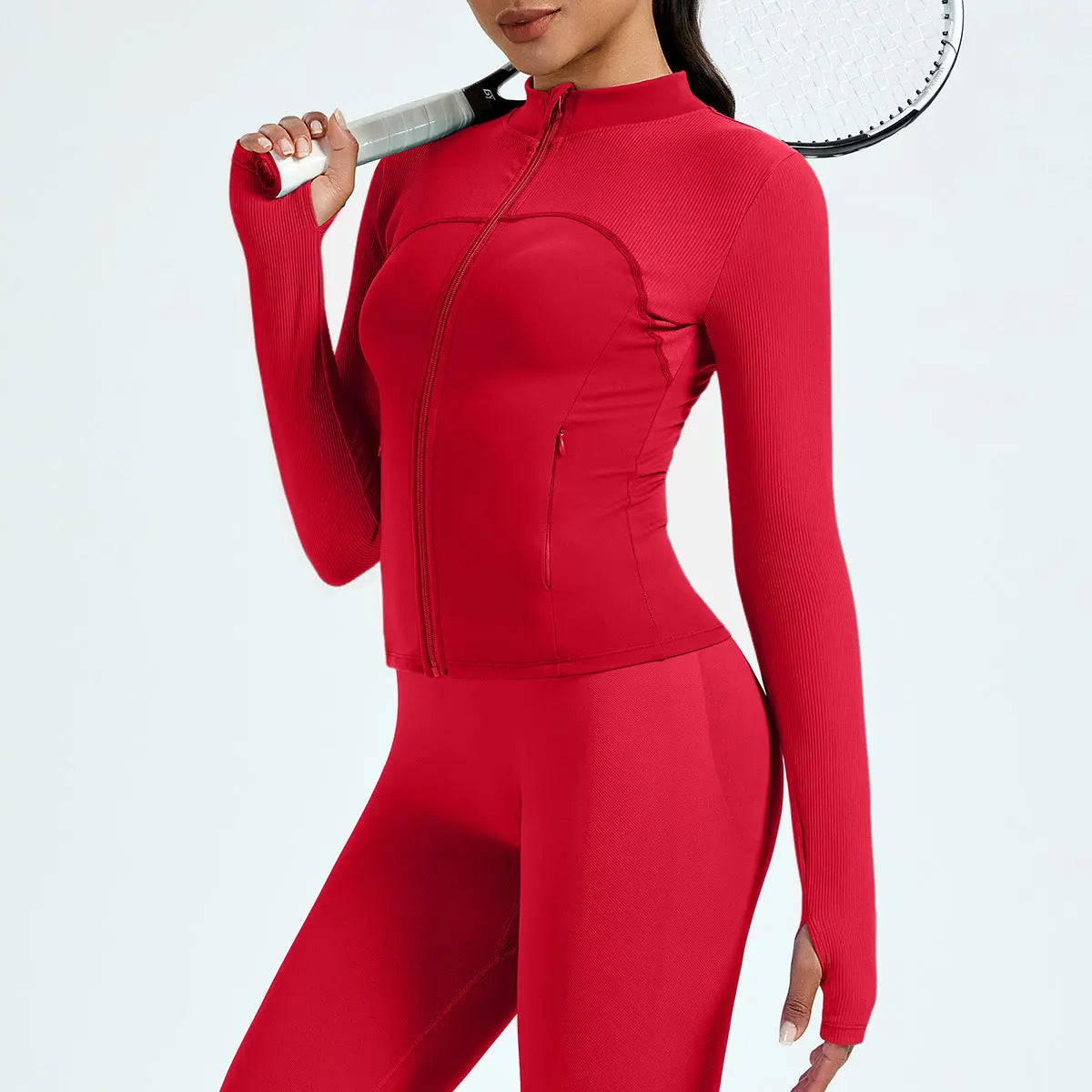 Veste de yoga d'entraînement de course avec un col montant ORIS WEAR