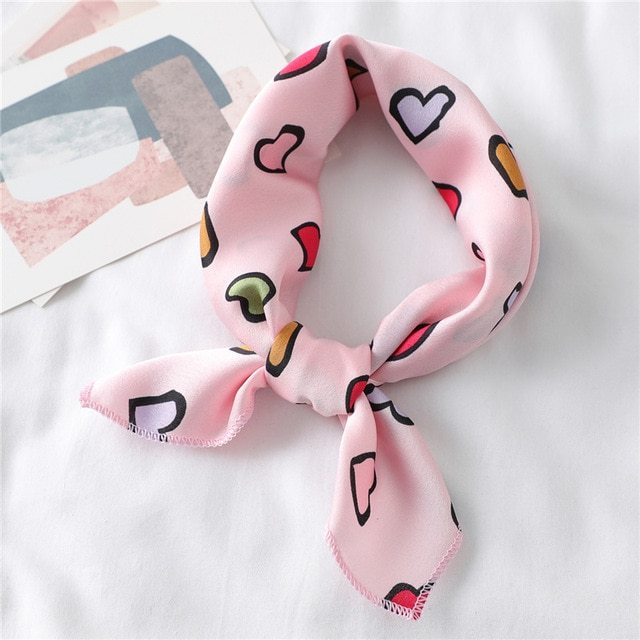 Foulard "Cœur Bohème" en Soie ORIS WEAR