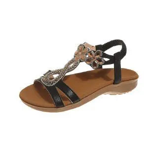 Chloé – Sandales Plates Brillantes & Confortables ORIS WEAR