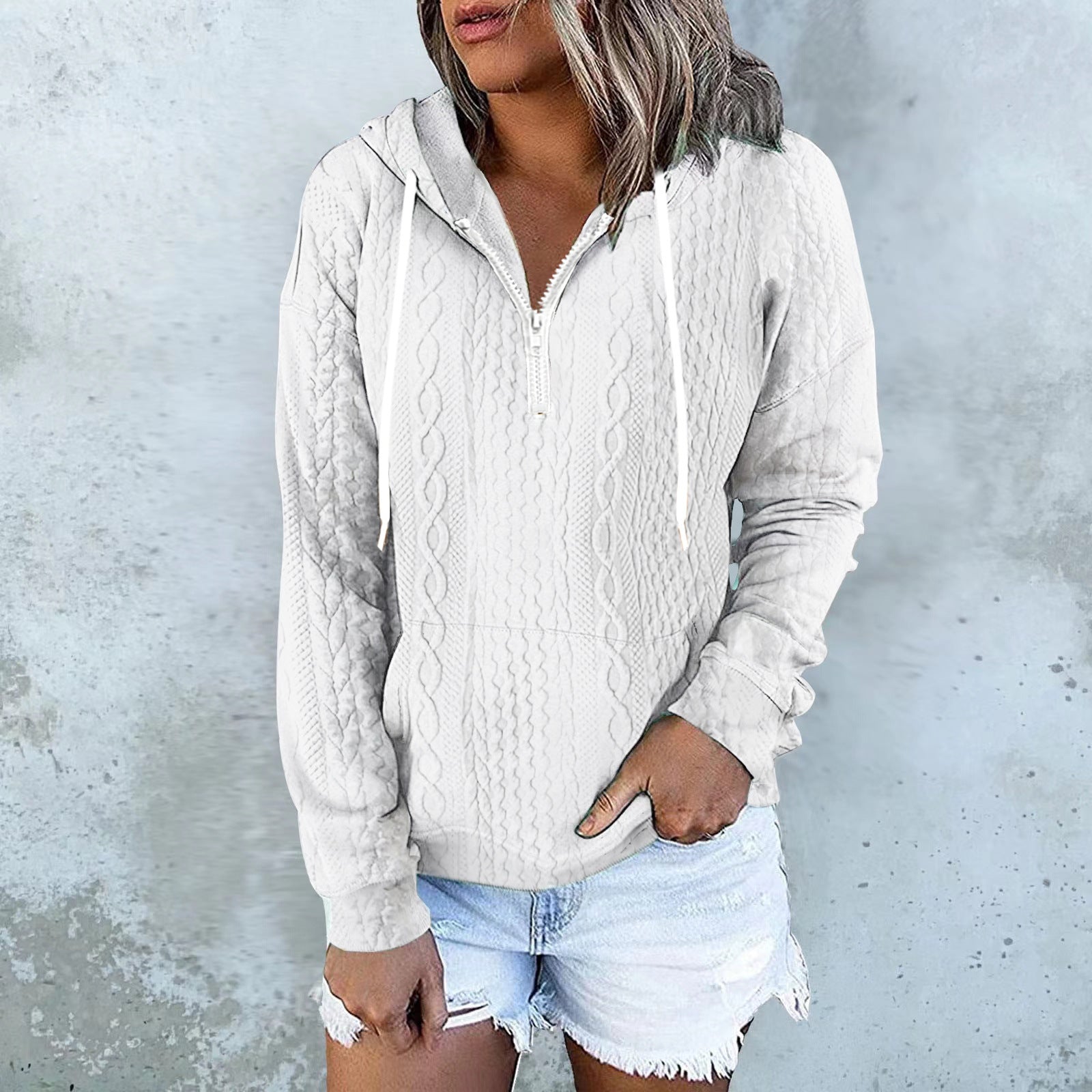 Sweat à capuche design texture twist – Style urbain et confortable ORIS WEAR