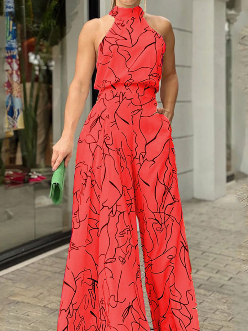 Robe Combinaison Sans Manches à Ceinture Élégante ORIS WEAR