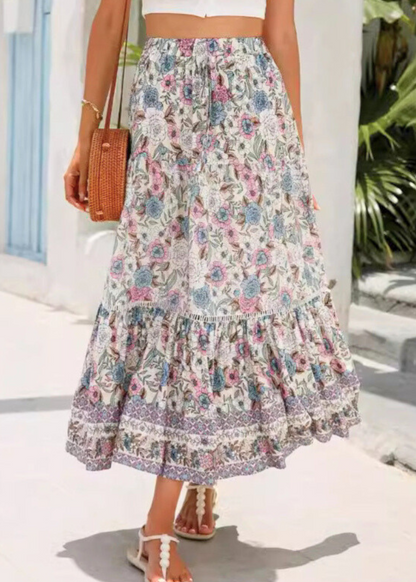 Jupe Longue Bohème en Viscose ORIS WEAR